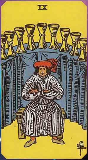Nine Of Cups reverse